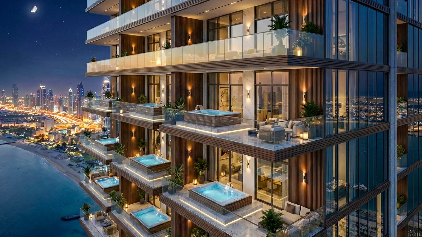 Explore Industries high-end fiberglass pool installation for a luxury residential development.